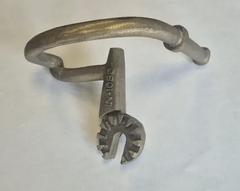 Bronze tension clamp casting — Alu-Fonte