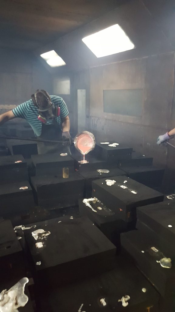 Alu-Fonte foundry — sand casting process
